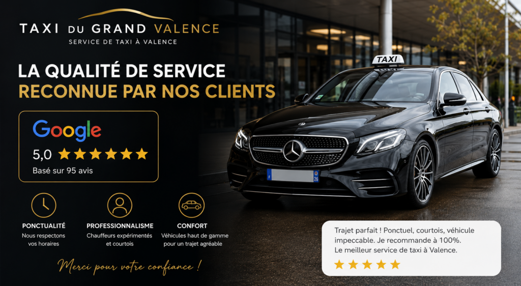 Taxi fiable à Valence : avis clients et conseils